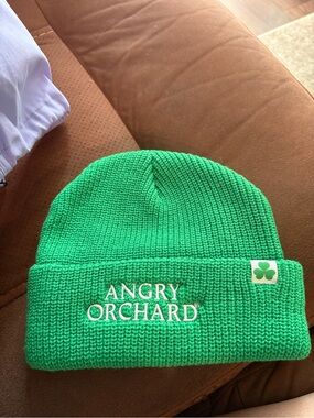 Angry Orchard Green Knit Beanie